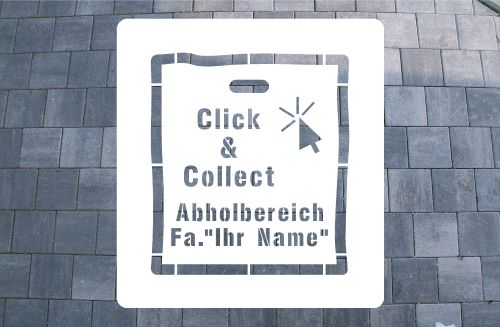 Click & Collect Schablone