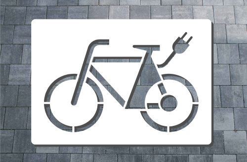 E-Bike Schablone