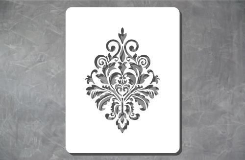 Spachtelschablone Ornament V1