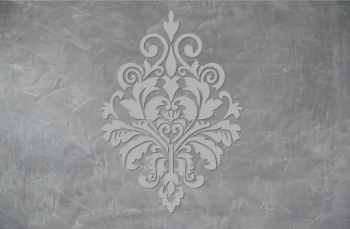 Spachtelschablone Ornament V1